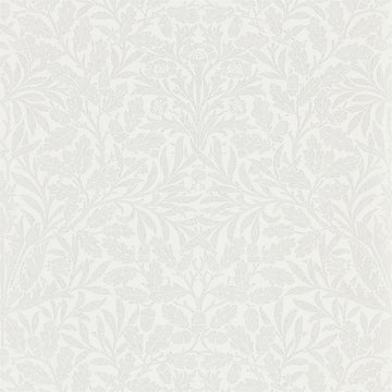 Morris & Co Wallpaper Pure Acorn Chalk/Silver 216043