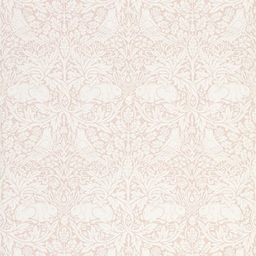 Morris & Co Wallpaper Pure Brer Rabbit Faded Sea Pink 216533