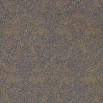 Morris & Co Wallpaper Pure Brer Rabbit Ink/Gold 216530