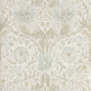 Morris & Co Wallpaper Pure Honeysuckle & Tulip Linen 216526