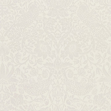 Morris & Co Wallpaper Pure Strawberry Thief Oyster/Chalk 216021