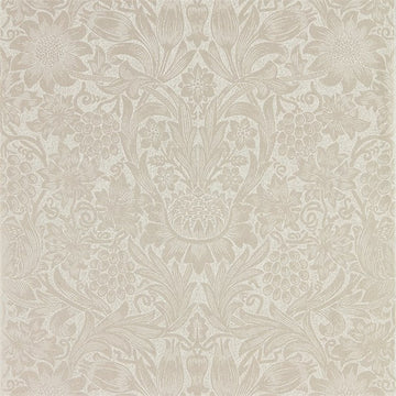 Morris & Co Wallpaper Pure Sunflower Pearl/Ivory 216048