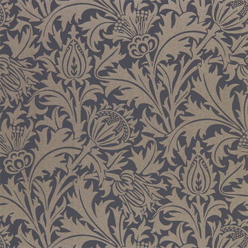 Morris & Co Wallpaper Pure Thistle Black Ink 216549