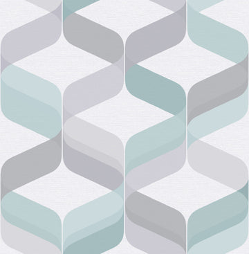 Graham & Brown Wallpaper Retro Aqua 104816