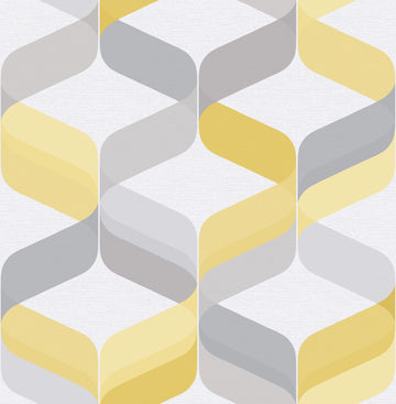 Graham & Brown Wallpaper Retro Lemon 104817