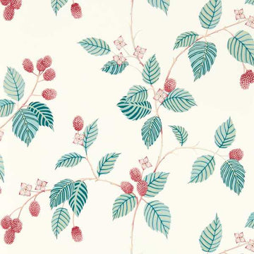 Sanderson Wallpaper Rubus Raspberry 217228