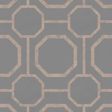 Graham & Brown Wallpaper Sashiko Rose Gold 105773