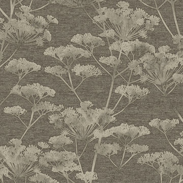 Graham & Brown Wallpaper Serene Seedhead Taupe & Gold 119966