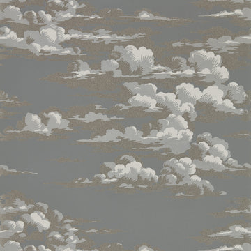 Sanderson Wallpaper Silvi Cloud Taupe Grey 216603