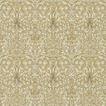 Morris & Co Wallpaper Snakeshead Gold/Linen 216828