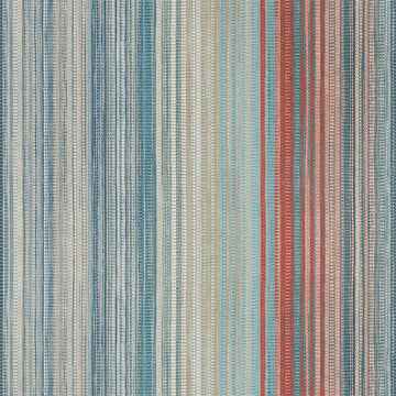 Harlequin Wallpaper Spectro Stripe Teal / Sedona / Rust 111961