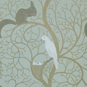 Sanderson Wallpaper Squirrel&Dove Eggshell/Ivory DVIWSQ103