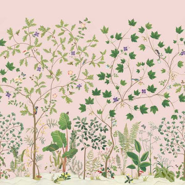 Sanderson Wallpaper Sycamore and Oak Wild Rose 217213