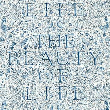 Morris & Co Wallpaper The Beauty of Life Indigo 217190