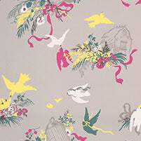 Little Greene Wallpaper Volieres French Grey