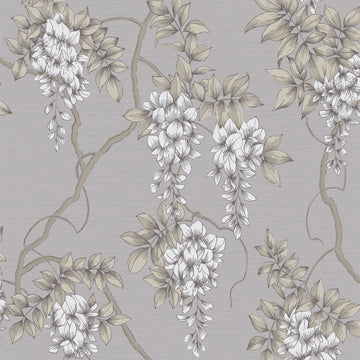 Graham & Brown Wallpaper Wisteria Mauve 120137