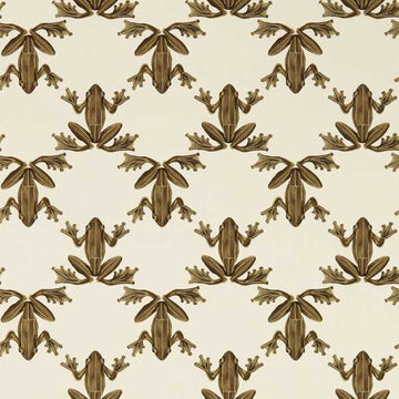 Harlequin Wallpaper Wood Frog Gold / Parchment 113013