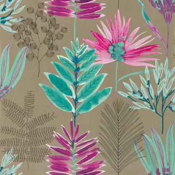 Harlequin Wallpaper Yasuni Lagoon / Cerise 111760