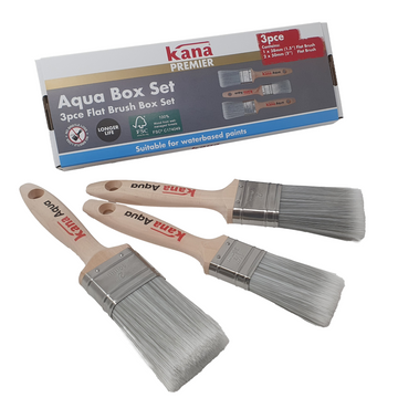 Kana Aqua Flat Brush Set