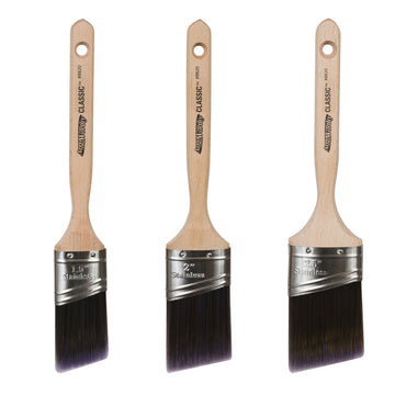 Arroworthy Semi-Oval Angled Long Handle Brush