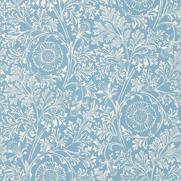 Morris & Co Wallpaper Chamomile China Blue MUNW217588