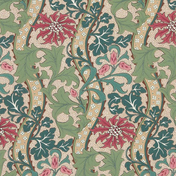 Morris & Co Wallpaper Cornflower Madder/Forest MUNW217580