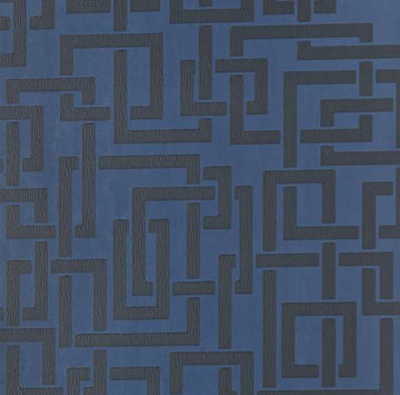 Block Print Stripe by Farrow & Ball - Light Blue - Wallpaper - BP 769