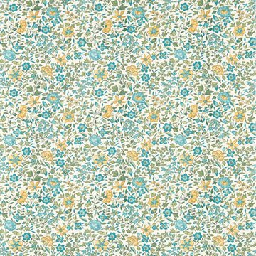 Clarke & Clarke Wallpaper Gamthi Teal W0235/04
