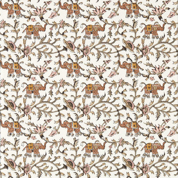 Clarke & Clarke Wallpaper Hathi Natural W0236/02