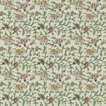 Clarke & Clarke Wallpaper Hathi Sage W0236/04