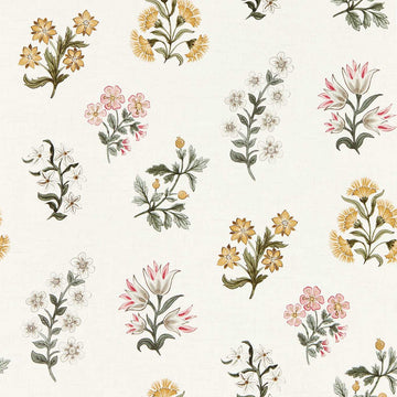 Clarke & Clarke Wallpaper Leiden Blush/Ochre W0194/01