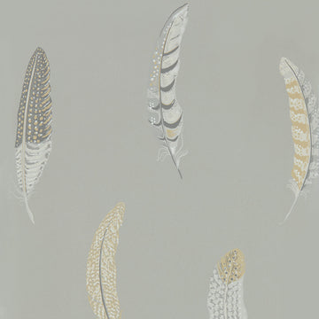 Sanderson Wallpaper Lismore Silver Grey 216605