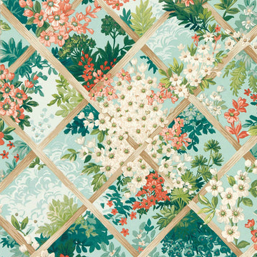 Clarke & Clarke Wallpaper Maymont Seaglass W0195/03