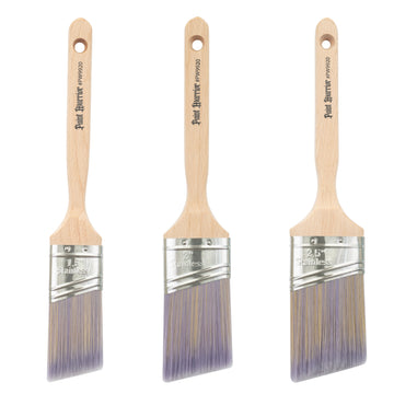 Paint Warrior Oval Angled Long Handle Brush