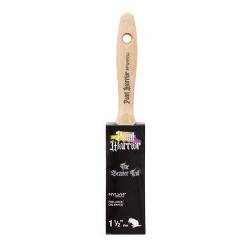 Paint Warrior Flat Beaver Tail Brush