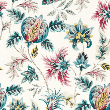 Clarke & Clarke Wallpaper Sizergh Teal W0198/04