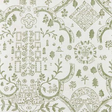 Sanderson Wallpaper Topiary View Thyme DHIP217511