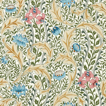 Morris & Co Wallpaper Wild Tulip & Vine Multi MUNW217576