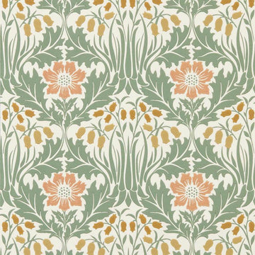 Morris & Co Wallpaper Woodbell & Anemone Rose/Sage MUNW217573