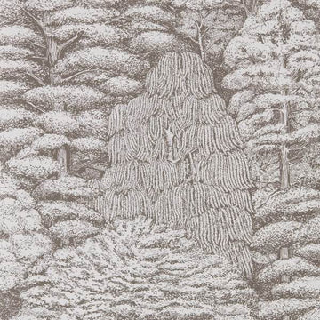 Sanderson Wallpaper Woodland Toile Ivory/Charcoal 215716